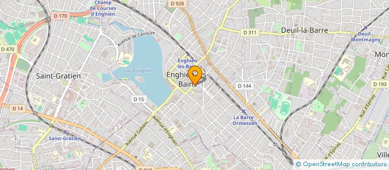 localisation de l'entreprise HAVA à ENGHIEN-LES-BAINS