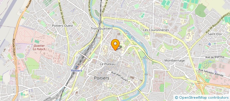 localisation de l'entreprise HAVA  POITIERS