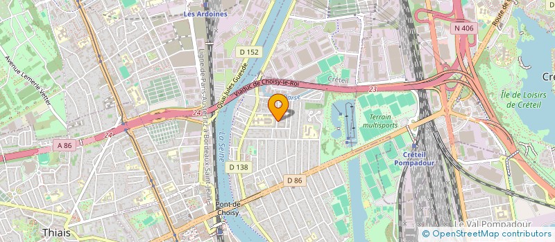 localisation de l'entreprise HAVANA à CHOISY-LE-ROI