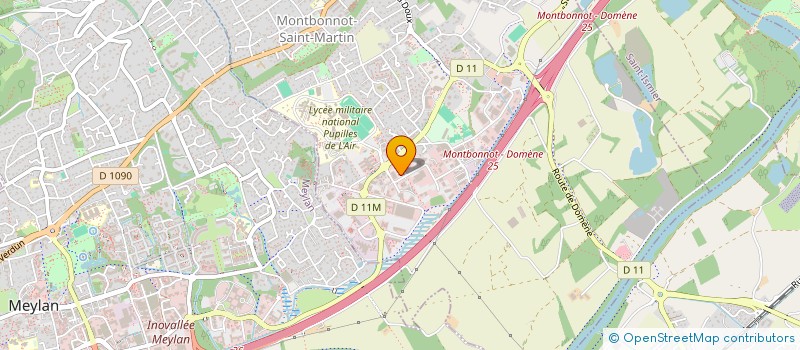 localisation de l'entreprise HAVANA IT &APPS à MONTBONNOT-SAINT-MARTIN