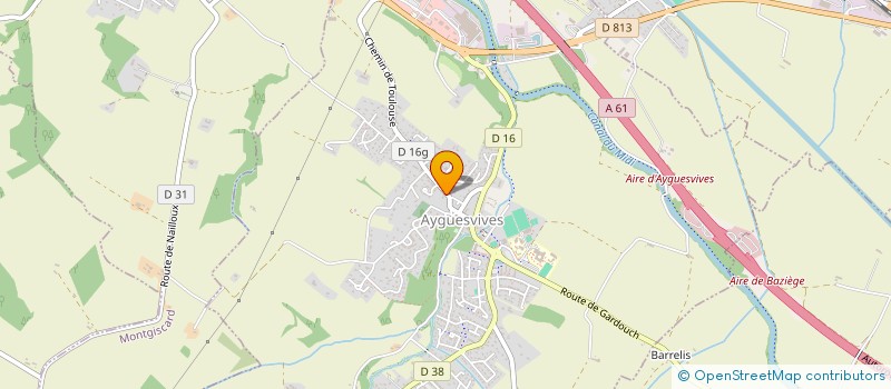 localisation de l'entreprise HAVANA PRODUCTION  AYGUESVIVES