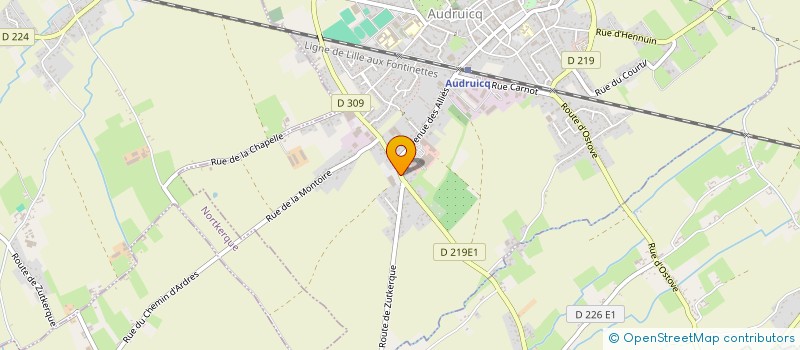 localisation de l'entreprise HAVANA VAP  AUDRUICQ