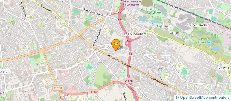 localisation de l'entreprise HAVANCE à ANGERS