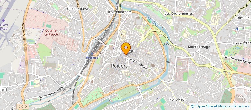 localisation de l'entreprise HAVANE  POITIERS