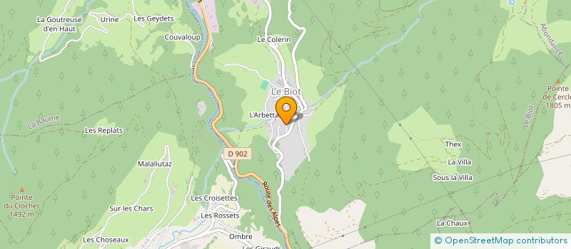 localisation de l'entreprise HAVANE  SAINT JEAN D'AULPS