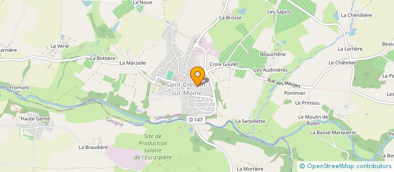 localisation de l'entreprise HAVANE  SEVREMOINE