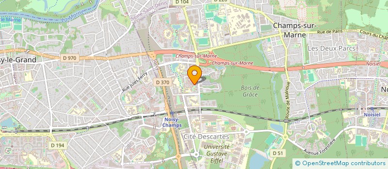 localisation de l'entreprise HAVARD & CO  CHAMPS-SUR-MARNE