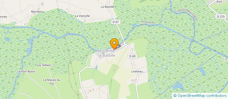 localisation de l'entreprise HAVARD SCI  BEUZEVILLE-LA-BASTILLE