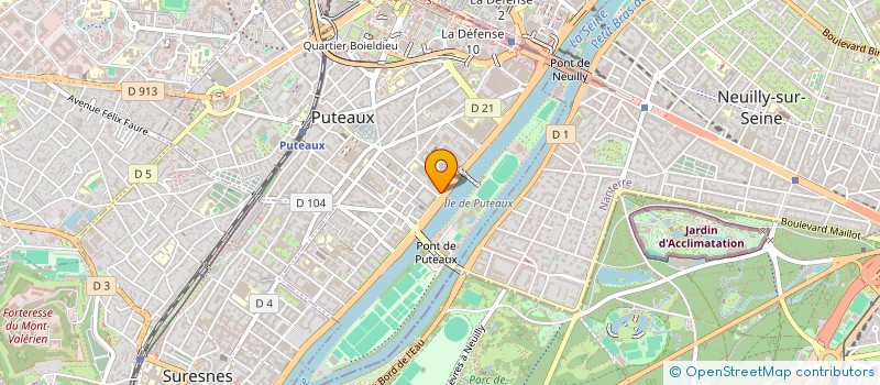 localisation de l'entreprise HAVAS à PUTEAUX