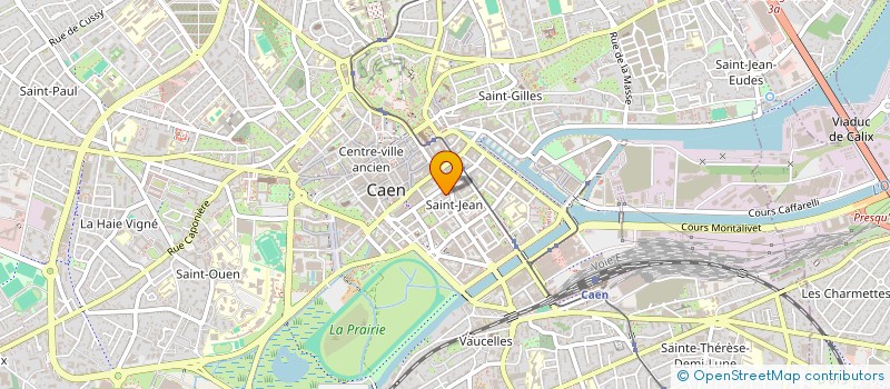 localisation de l'entreprise HAVAS à CAEN