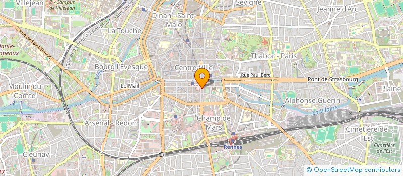 localisation de l'entreprise HAVAS OUEST FRANCE VOYAGES  RENNES