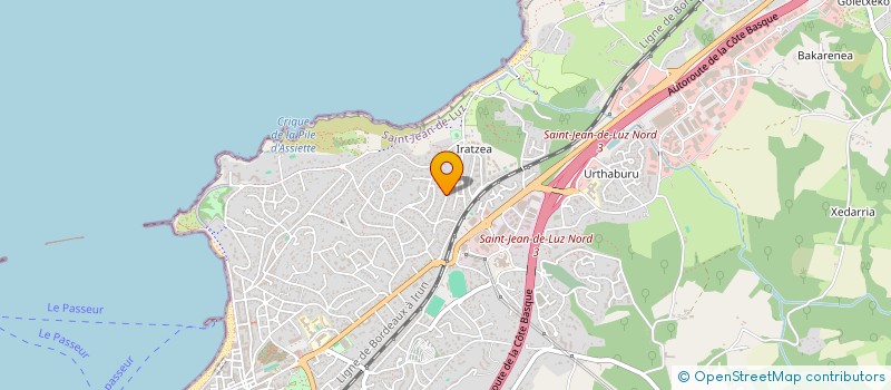 localisation de l'entreprise HAVE  SAINT-JEAN-DE-LUZ