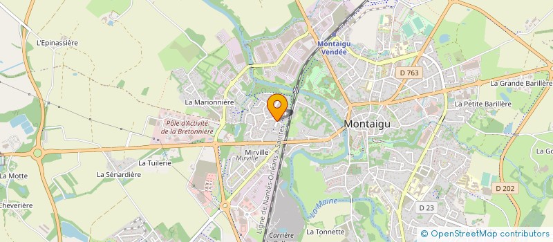localisation de l'entreprise HAVEA COMMERCIAL SERVICES à MONTAIGU VENDEE
