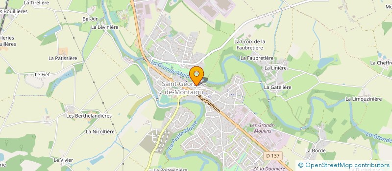 localisation de l'entreprise HAVEA INDUSTRIES à MONTAIGU-VENDEE