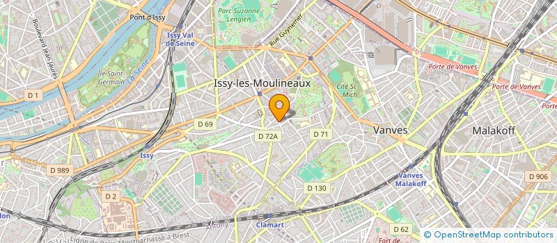 localisation de l'entreprise HAVEA PARTICIPATIONS à ISSY-LES-MOULINEAUX