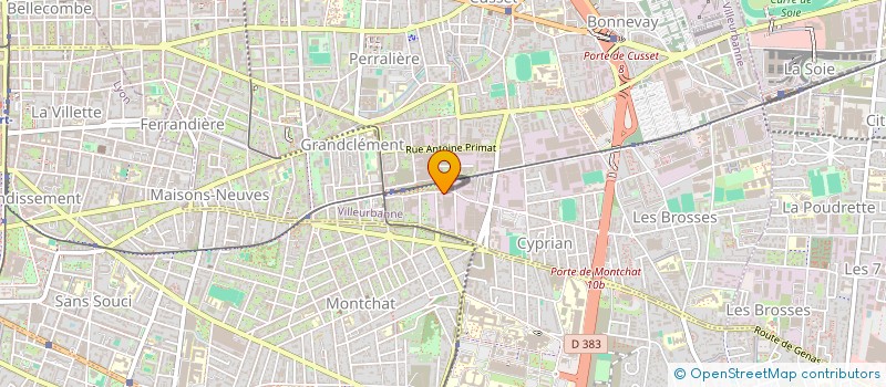 localisation de l'entreprise HAVEAPLAN  VILLEURBANNE