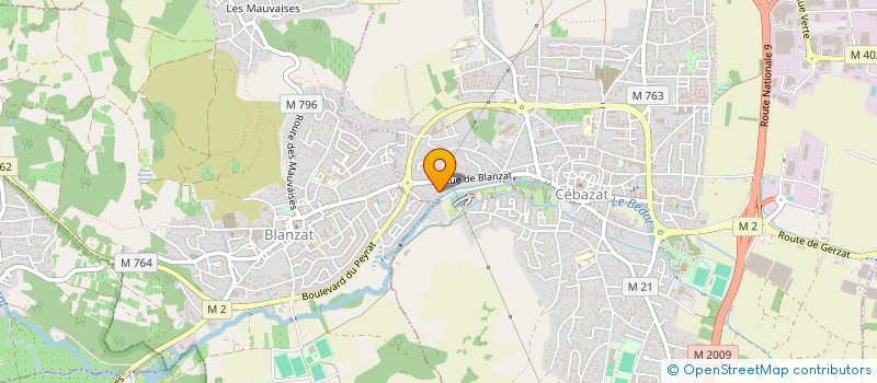 localisation de l'entreprise HAVEN  CEBAZAT