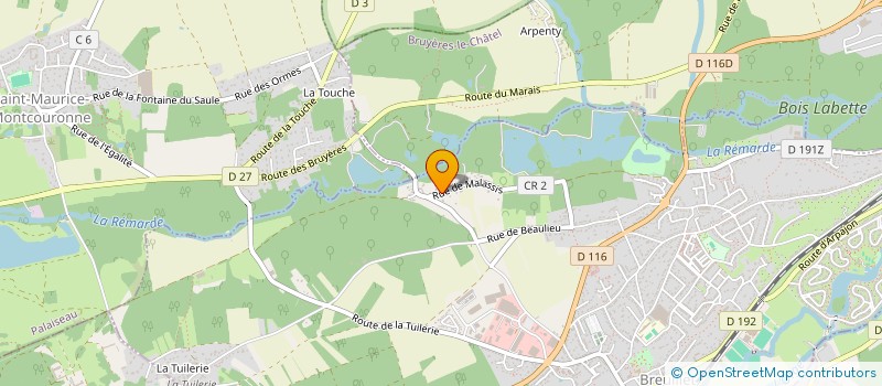 localisation de l'entreprise HAVEN LANE à BREUILLET