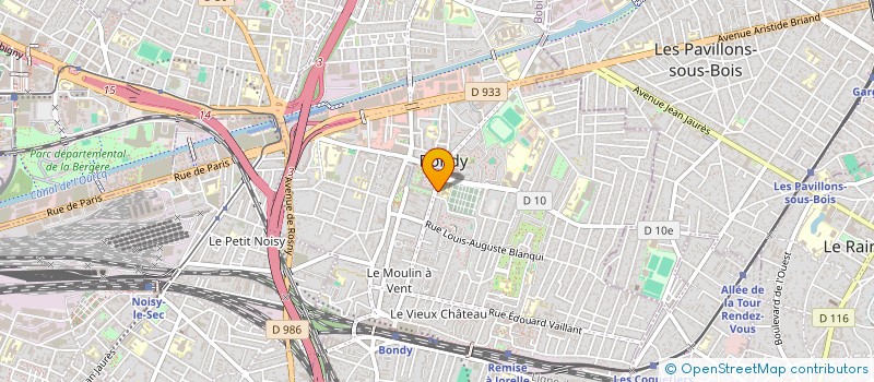 localisation de l'entreprise HAVESE  BONDY