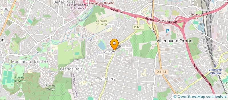 localisation de l'entreprise HAVIDA CONCEPT à VILLENAVE-D'ORNON