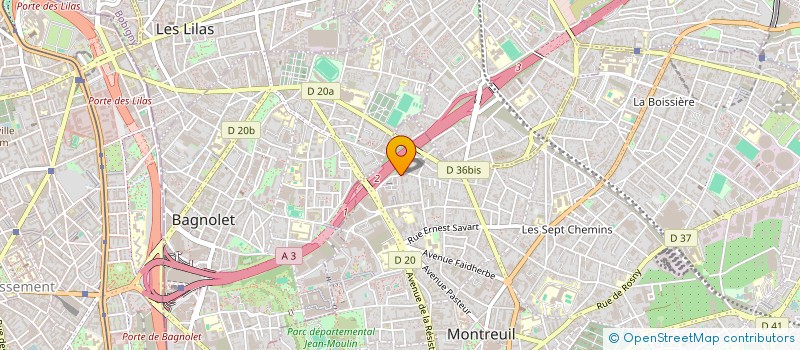 localisation de l'entreprise HAVILYS à MONTREUIL