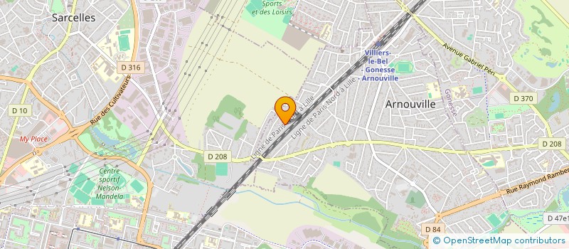 localisation de l'entreprise HAVIN  ARNOUVILLE