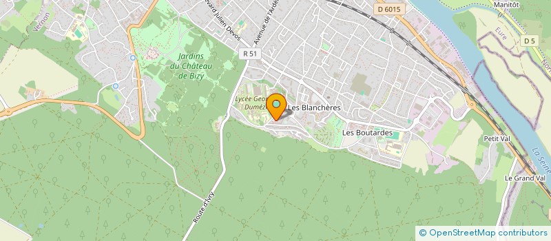 localisation de l'entreprise HAVIN PAVAGE  VERNON