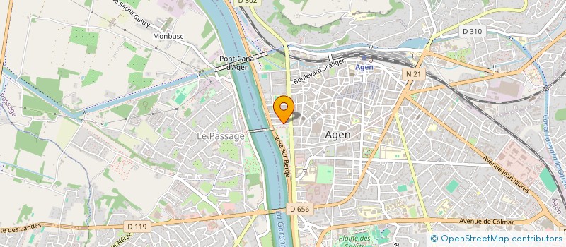 localisation de l'entreprise HAVINOME  AGEN