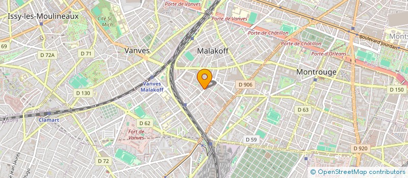 localisation de l'entreprise HAVOSERVICE à MALAKOFF