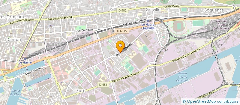 localisation de l'entreprise HAVRAISE DE NETTOYAGE ET DE PEINTURE  LE HAVRE