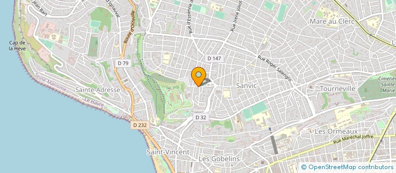 localisation de l'entreprise HAVRE ATHLETIC CLUB TENNIS à LE HAVRE