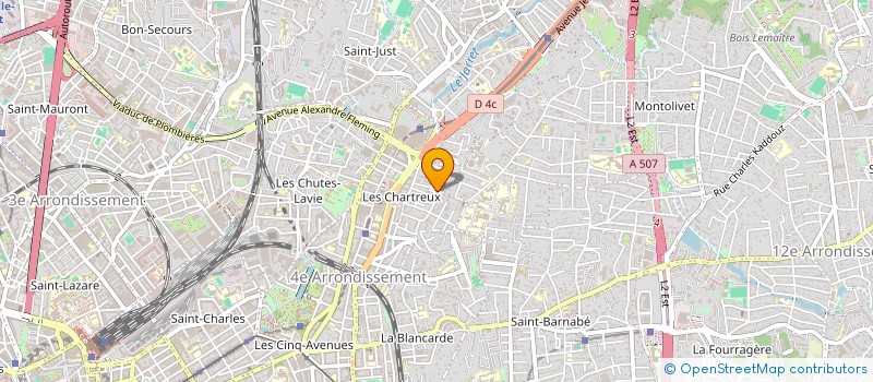 localisation de l'entreprise HAVRE DE PAIX à MARSEILLE