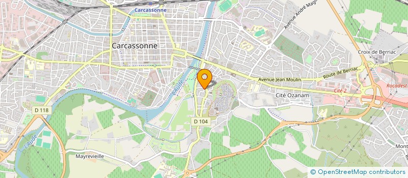 localisation de l'entreprise HAVRE DE PAIX AU PIED DES REMPARTS à CARCASSONNE