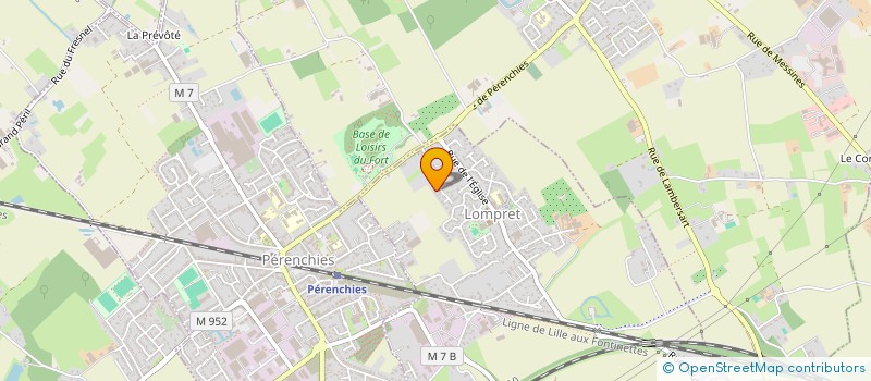 localisation de l'entreprise HAVRE DE PAIX RASPAIL  LOMPRET