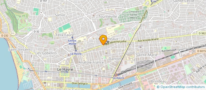 localisation de l'entreprise HAVRE DE PAIX ZIKAL  LE HAVRE