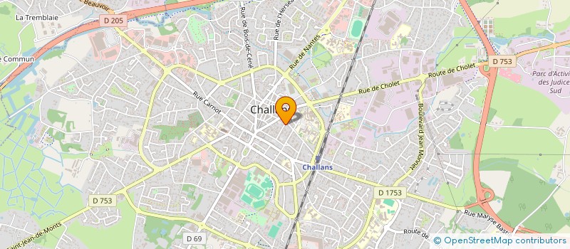 localisation de l'entreprise HAVRE DE VIE GROUPE D ENTRAIDE MUTUELLE DE CHALLANS à CHALLANS