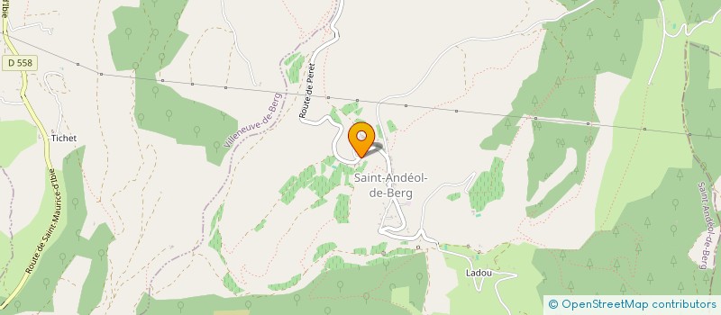 localisation de l'entreprise HAVRE DU TREIZE  SAINT-ANDEOL-DE-BERG