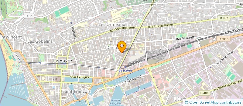 localisation de l'entreprise HAVRE ELEC SERVICES à LE HAVRE
