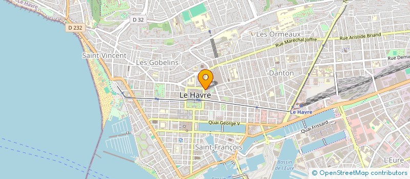 localisation de l'entreprise HAVRELINE à LE HAVRE
