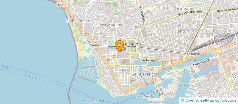 localisation de l'entreprise HAVRO à LE HAVRE