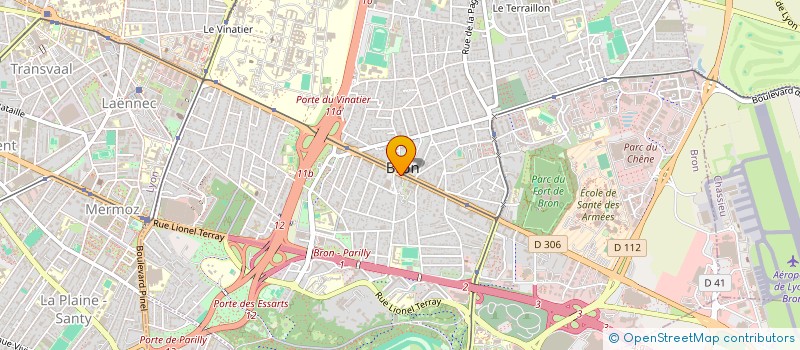 localisation de l'entreprise HAVTC à BRON