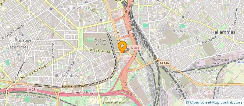 localisation de l'entreprise HAVY STUDIO  LILLE