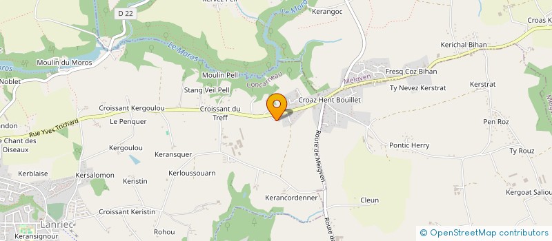 localisation de l'entreprise HAWAI  CONCARNEAU