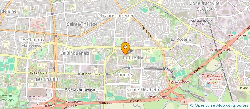 localisation de l'entreprise HAWIN ENTREPRISE GENERALE  RENNES