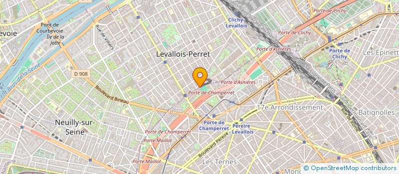 localisation de l'entreprise HAWK REAL ESTATE à LEVALLOIS-PERRET