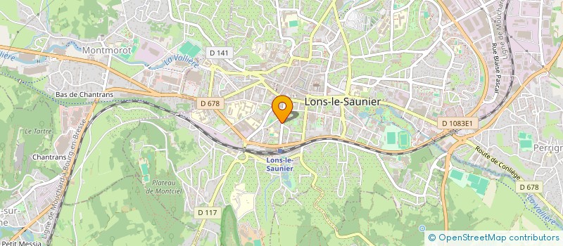 localisation de l'entreprise HAWKS DE LONS-LE-SAUNIER à LONS-LE-SAUNIER
