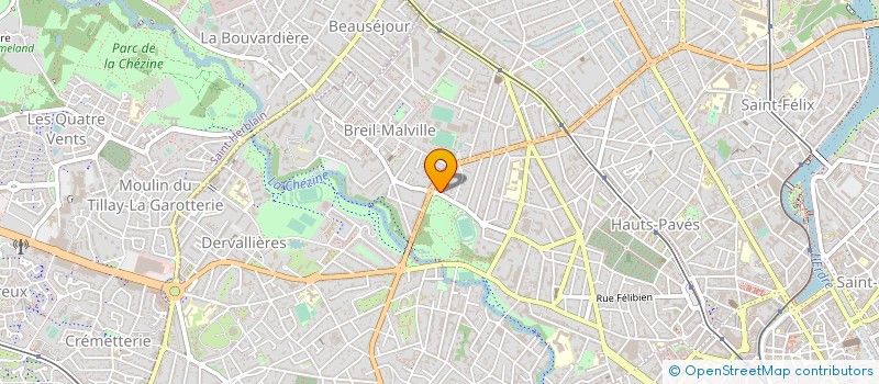localisation de l'entreprise HAWMS à NANTES