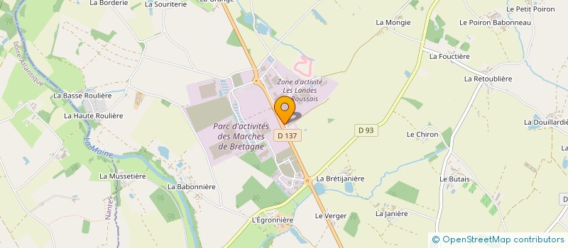 localisation de l'entreprise HAWORTH à MONTAIGU-VENDEE