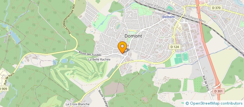 localisation de l'entreprise HAX  DOMONT