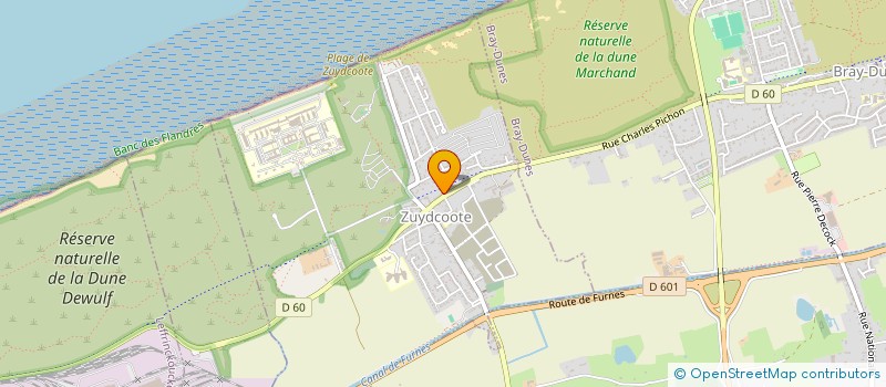 localisation de l'entreprise HAXEA  ZUYDCOOTE